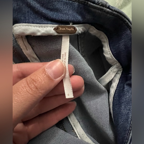 FREE PEOPLE Jean skirt!! - Picture 3 of 3